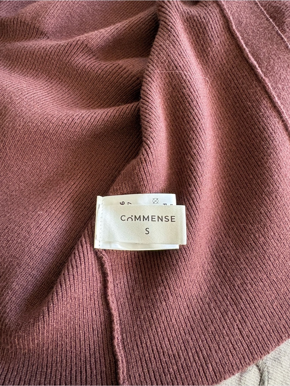 Commense V-Neck Button Front Cardigan - Rust - Picture 5 of 8